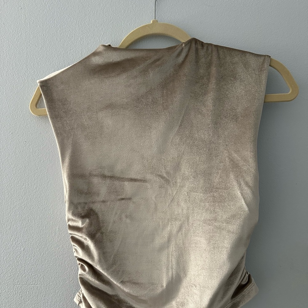Abercrombie Gold Paloma Top